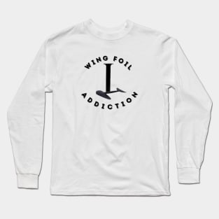 Wing Foiling Addiction Long Sleeve T-Shirt